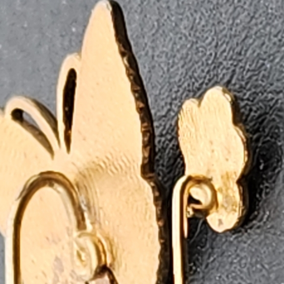 Two Stick Pins - Butterfly and Pansy - Picture 4 of 5